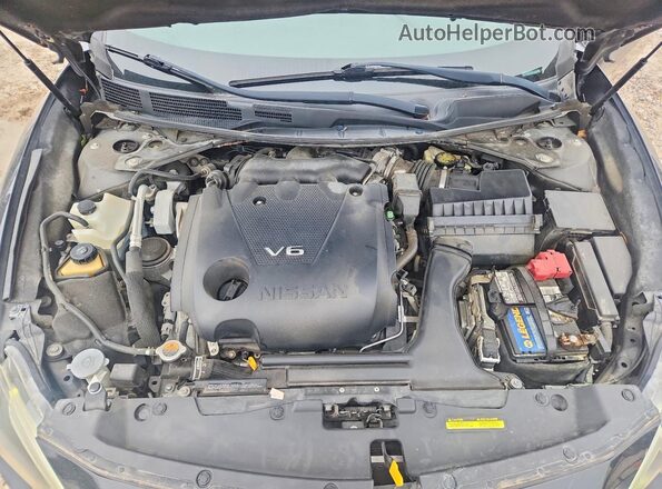 1N4AA6AP3HC418603 2017 NISSAN MAXIMA Black Вид задньої частини салону