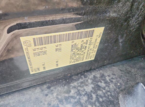 1N4AA6AP3HC418603 2017 NISSAN MAXIMA Black Вид підкапотного простору
