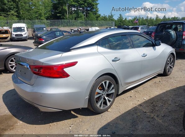 1N4AA6AP3HC436194 2017 NISSAN MAXIMA Серебряный Задняя правая четверть