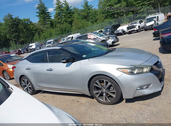 1N4AA6AP3HC436194 2017 NISSAN MAXIMA Серебряный Вид задней части салона