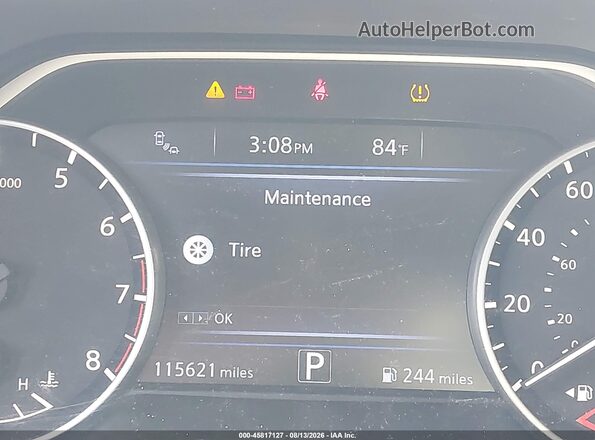 1N4AA6AP3HC436194 2017 NISSAN MAXIMA Серебряный 