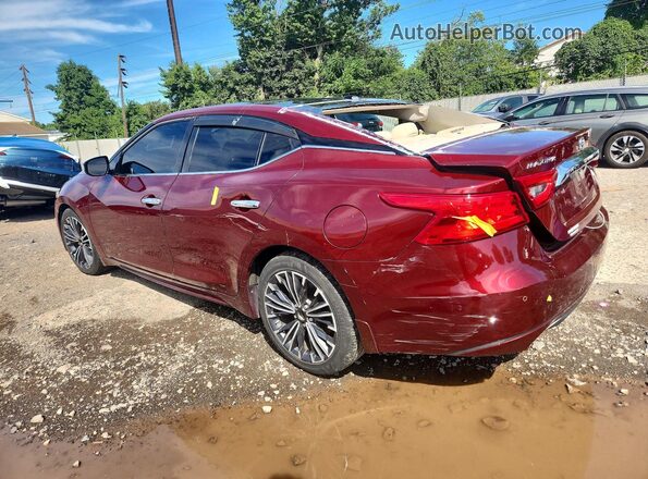 1N4AA6AP3HC438804 2017 NISSAN MAXIMA Burgundy Trasero izquierdo