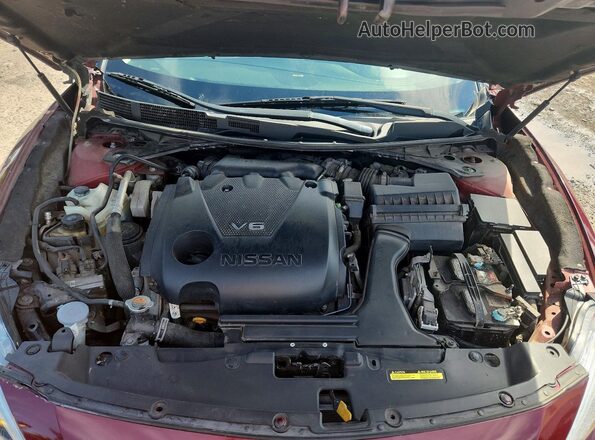 1N4AA6AP3HC438804 2017 NISSAN MAXIMA Burgundy Vista interior trasera