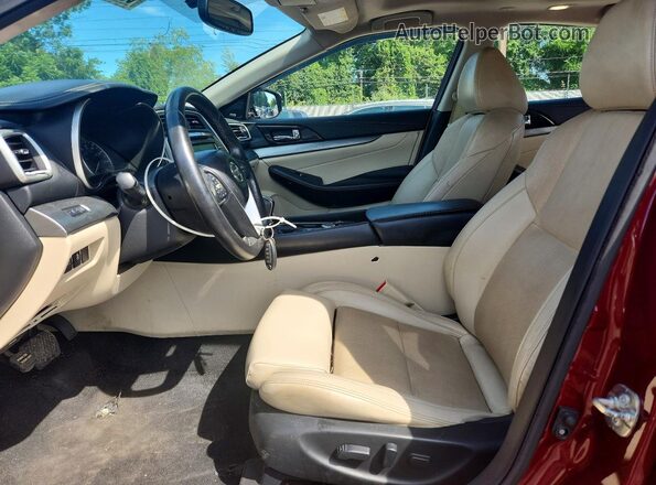 1N4AA6AP3HC438804 2017 NISSAN MAXIMA Burgundy Vista interior delantera