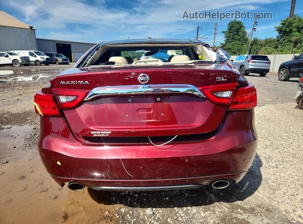 1N4AA6AP3HC438804 2017 NISSAN MAXIMA Burgundy Vista trasera