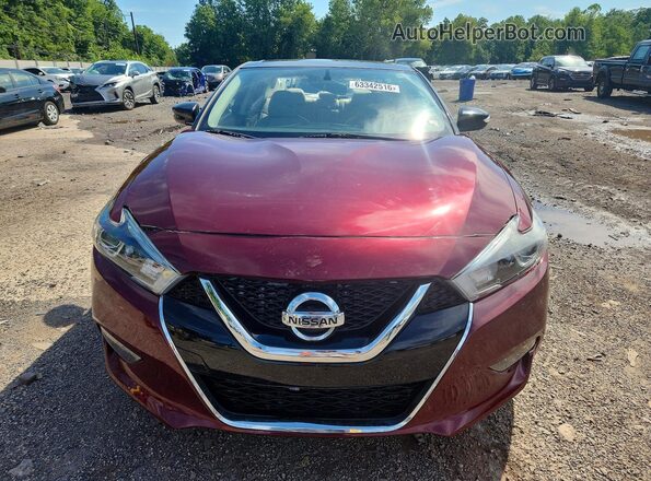 1N4AA6AP3HC438804 2017 NISSAN MAXIMA Burgundy Vista frontal