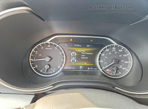 1N4AA6AP3HC448801 2017 NISSAN MAXIMA Black Vista del cuadro de instrumentos