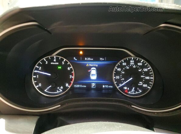 1N4AA6AP3HC451715 2017 NISSAN MAXIMA Black Սարքավորումների վահանակի տեսք