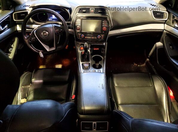 1N4AA6AP3HC451715 2017 NISSAN MAXIMA Black Առջևի վահանակի տեսք