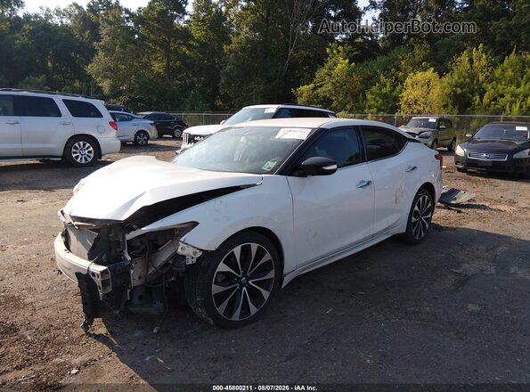 1N4AA6AP3JC364189 2018 NISSAN MAXIMA White Առջևի ձախ երեք քառորդ տեսարան
