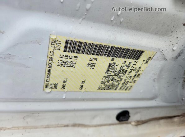 1N4AA6AP3JC364712 2018 NISSAN MAXIMA White Вид підкапотного простору