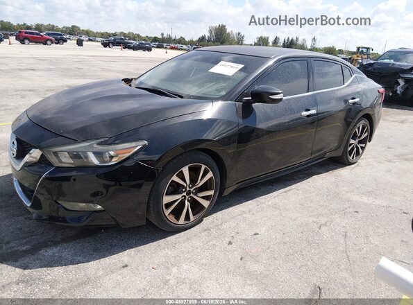 1N4AA6AP3JC367108 2018 NISSAN MAXIMA Black Передня ліва чверть