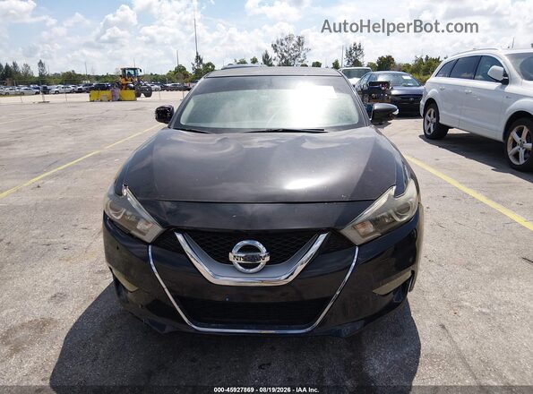 1N4AA6AP3JC367108 2018 NISSAN MAXIMA Black Вид щитка приладів