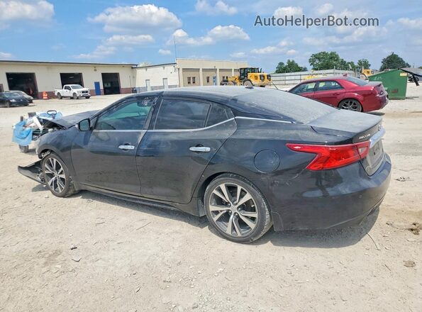1N4AA6AP3JC369974 2018 NISSAN MAXIMA Black უკანა მარცხენა