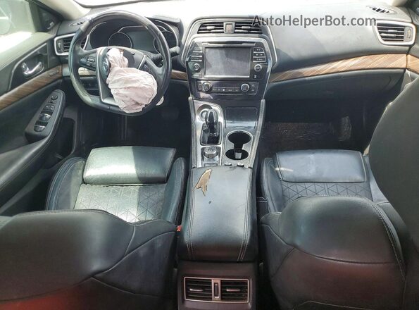 1N4AA6AP3JC369974 2018 NISSAN MAXIMA Black წინა პანელის ხედი