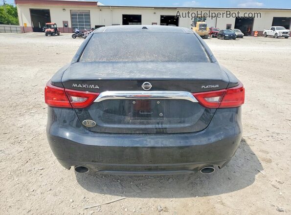 1N4AA6AP3JC369974 2018 NISSAN MAXIMA Black უკანა ხედი