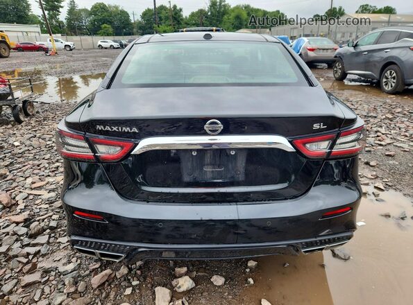1N4AA6AP3KC653574 2019 NISSAN MAXIMA Black უკანა ხედი