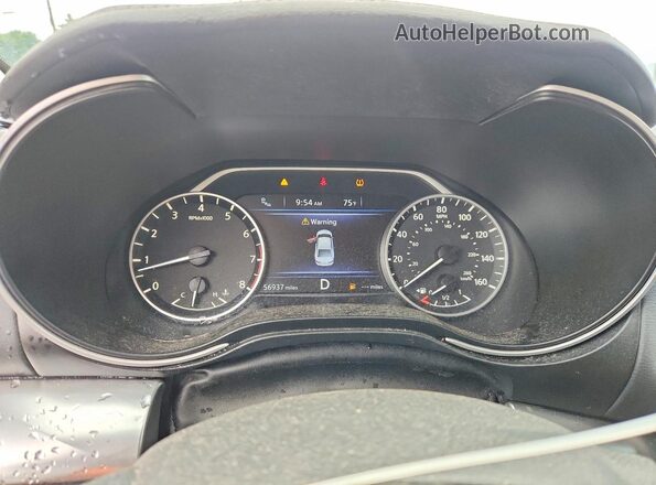 1N4AA6AP3KC653574 2019 NISSAN MAXIMA Black ხელსაწყოთა პანელის ხედი