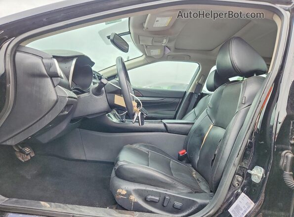 1N4AA6AP3KC653574 2019 NISSAN MAXIMA Black წინა სალონის ხედი