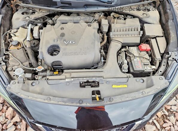 1N4AA6AP3KC653574 2019 NISSAN MAXIMA Black უკანა სალონის ხედი