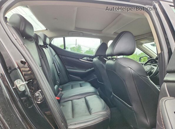 1N4AA6AP3KC653574 2019 NISSAN MAXIMA Black უკანა სავარძლების ხედი