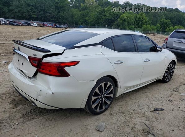1N4AA6AP4GC380703 2016 NISSAN MAXIMA Белый Задняя правая четверть