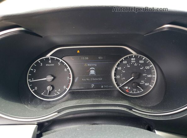 1N4AA6AP4GC380703 2016 NISSAN MAXIMA Белый Вид щитка приборов