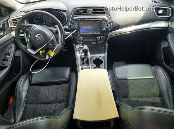 1N4AA6AP4GC380703 2016 NISSAN MAXIMA Белый Вид панели приборов
