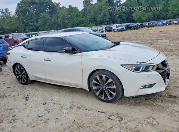 1N4AA6AP4GC380703 2016 NISSAN MAXIMA Белый Передняя правая четверть