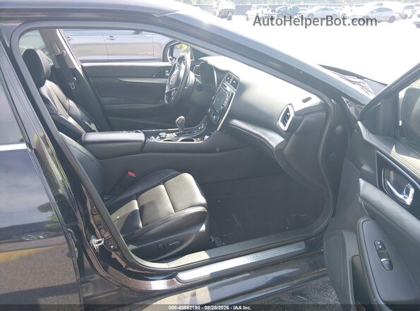 1N4AA6AP4GC400867 2016 NISSAN MAXIMA Black Front interior view