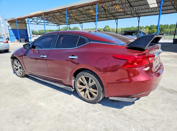 1N4AA6AP4GC404689 2016 NISSAN MAXIMA Красный Задняя левая четверть