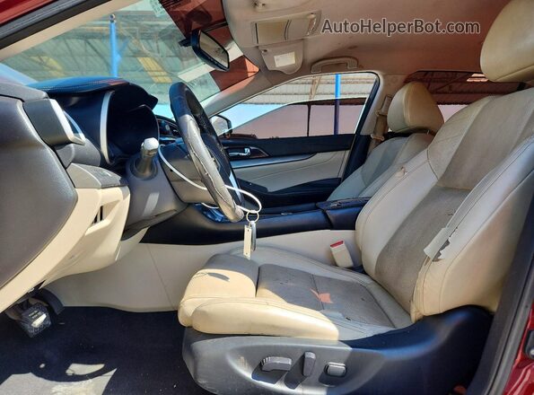 1N4AA6AP4GC404689 2016 NISSAN MAXIMA Красный Вид салона спереди