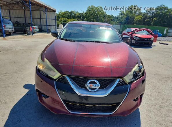 1N4AA6AP4GC404689 2016 NISSAN MAXIMA Красный Вид спереди
