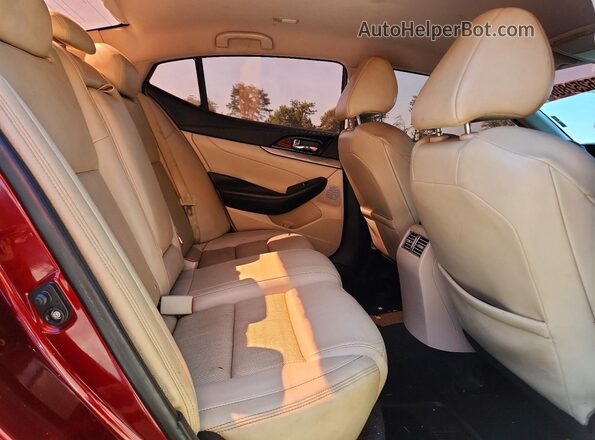 1N4AA6AP4GC404689 2016 NISSAN MAXIMA Красный Вид задних сидений