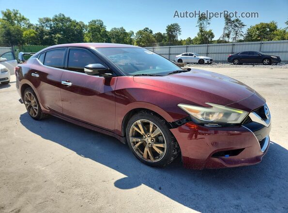 1N4AA6AP4GC404689 2016 NISSAN MAXIMA Красный Передняя правая четверть