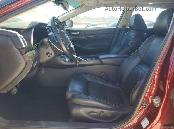 1N4AA6AP4GC417295 2016 NISSAN MAXIMA Burgundy Widok wnętrza z przodu