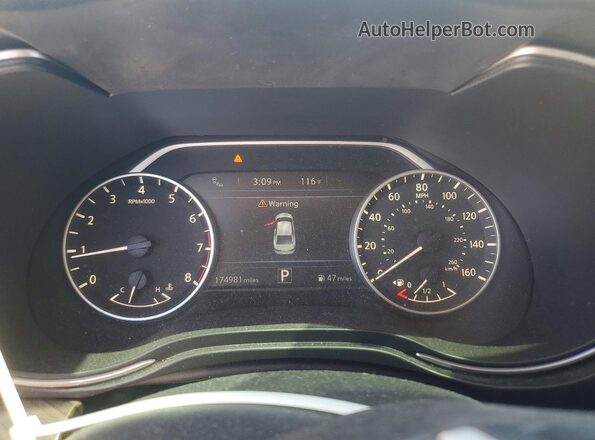 1N4AA6AP4GC417295 2016 NISSAN MAXIMA Burgundy Widok zestawu wskaźników