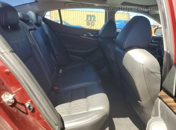 1N4AA6AP4GC417295 2016 NISSAN MAXIMA Burgundy Widok tylnych siedzeń