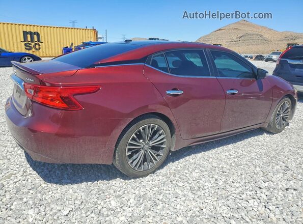 1N4AA6AP4GC417295 2016 NISSAN MAXIMA Burgundy Tył prawy