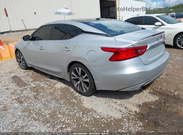 1N4AA6AP4GC439863 2016 NISSAN MAXIMA Серебряный Задняя левая четверть
