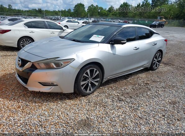 1N4AA6AP4GC439863 2016 NISSAN MAXIMA Серебряный Передняя левая четверть