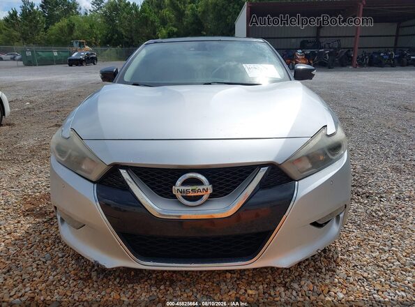 1N4AA6AP4GC439863 2016 NISSAN MAXIMA Серебряный Вид панели приборов