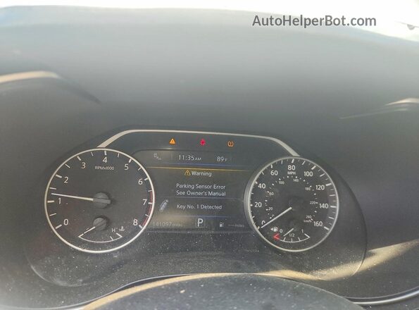 1N4AA6AP4GC901175 2016 NISSAN MAXIMA Silver Սարքավորումների վահանակի տեսք