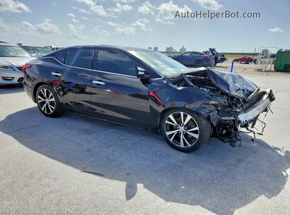 1N4AA6AP4HC377043 2017 NISSAN MAXIMA Black წინა მარჯვენა