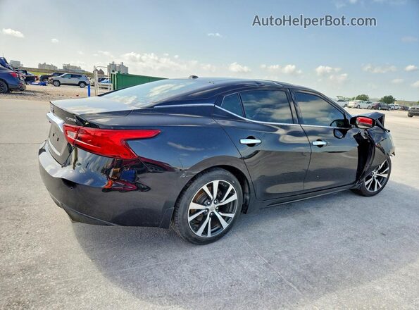 1N4AA6AP4HC377043 2017 NISSAN MAXIMA Black უკანა მარჯვენა