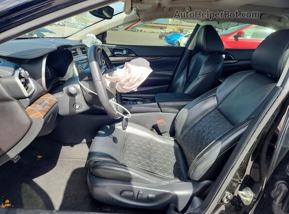 1N4AA6AP4HC377043 2017 NISSAN MAXIMA Black წინა სალონის ხედი