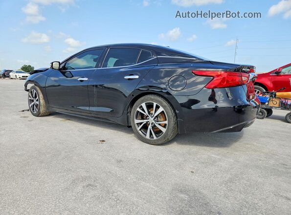 1N4AA6AP4HC377043 2017 NISSAN MAXIMA Black უკანა მარცხენა