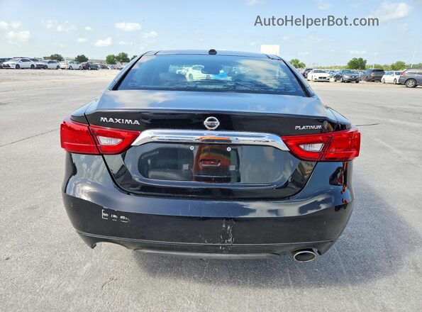 1N4AA6AP4HC377043 2017 NISSAN MAXIMA Black უკანა ხედი