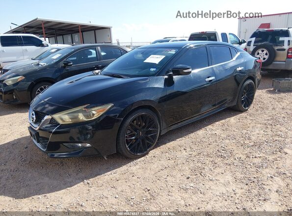 1N4AA6AP4HC382548 2017 NISSAN MAXIMA Черный Передняя левая четверть