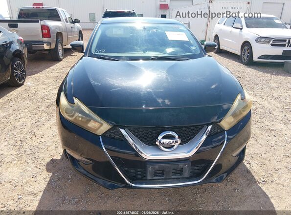 1N4AA6AP4HC382548 2017 NISSAN MAXIMA Черный Вид щитка приборов